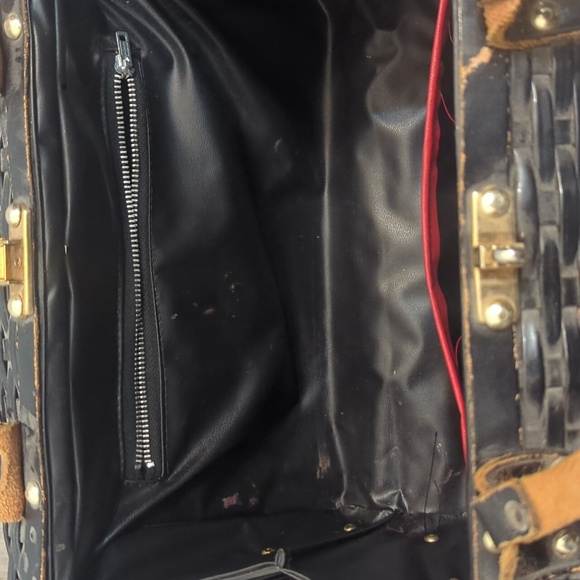 Vintage 1960 Forsum Hong Kong Woven Square Handbag - Picture 12 of 13